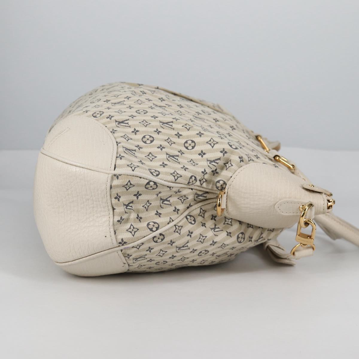 LOUIS VUITTON Monogram Mini Lin Croisette Marina GM Bag 2way M95492 Auth 139957