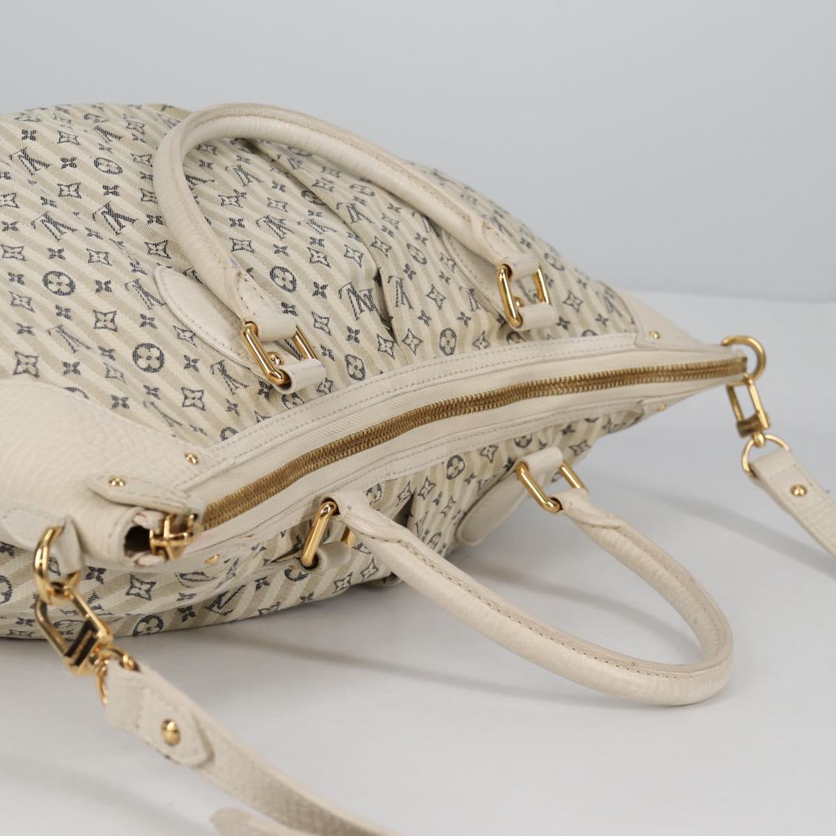 LOUIS VUITTON Monogram Mini Lin Croisette Marina GM Bag 2way M95492 Auth 139957