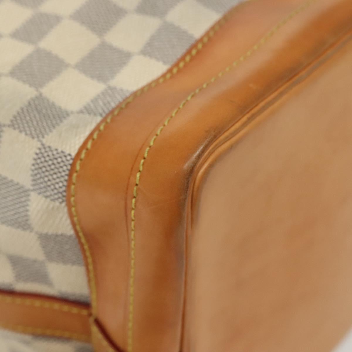 LOUIS VUITTON Damier Azur Noe Shoulder Bag N42222 LV Auth 139961