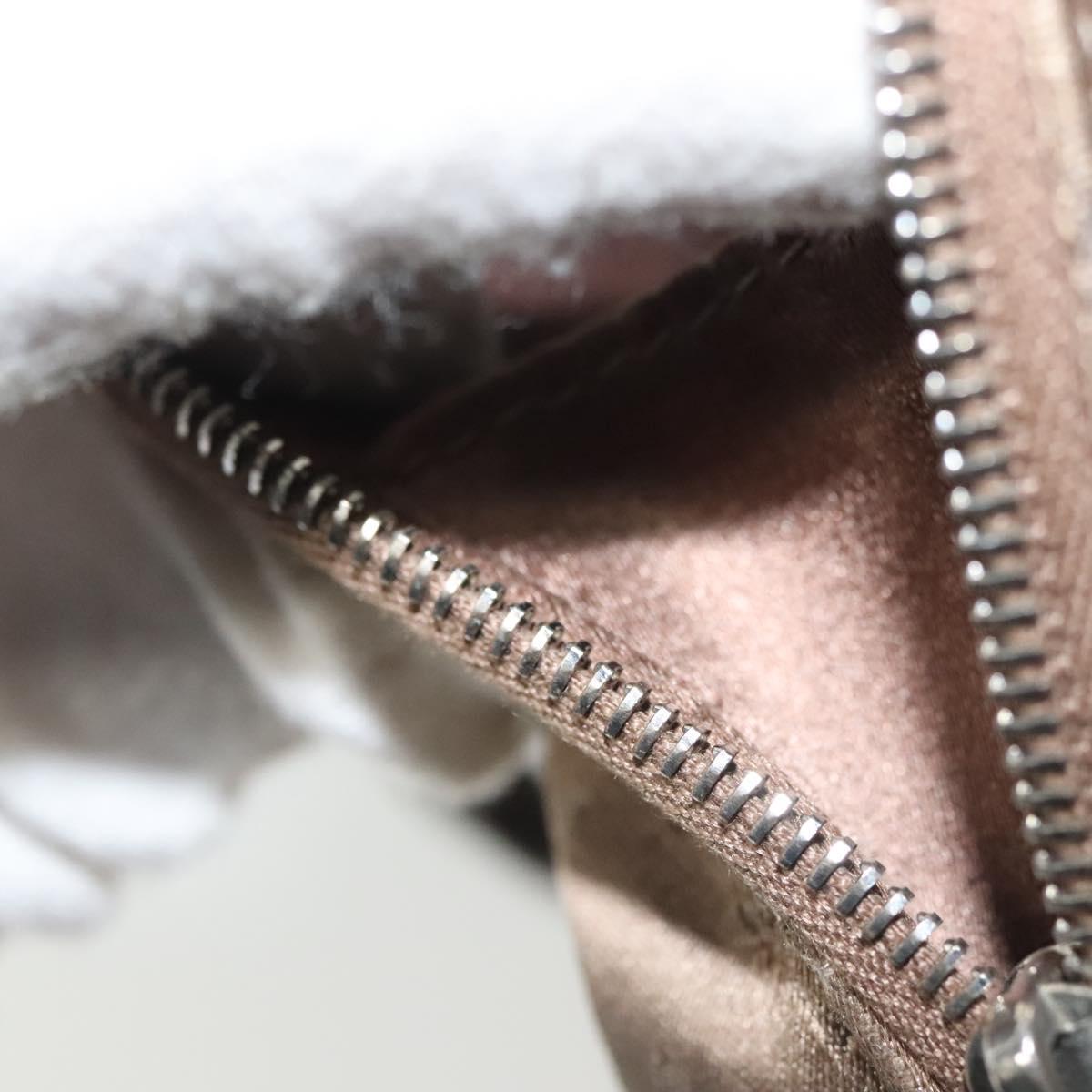 LOUIS VUITTON Monogram satin Little Alma Hand Bag Gray M92147 LV Auth 139983