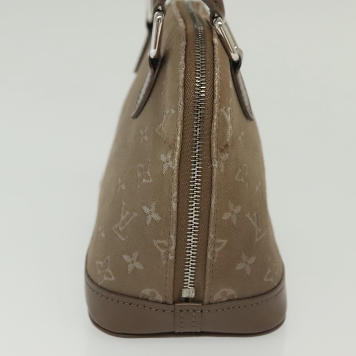 LOUIS VUITTON Monogram satin Little Alma Hand Bag Gray M92147 LV Auth 139983