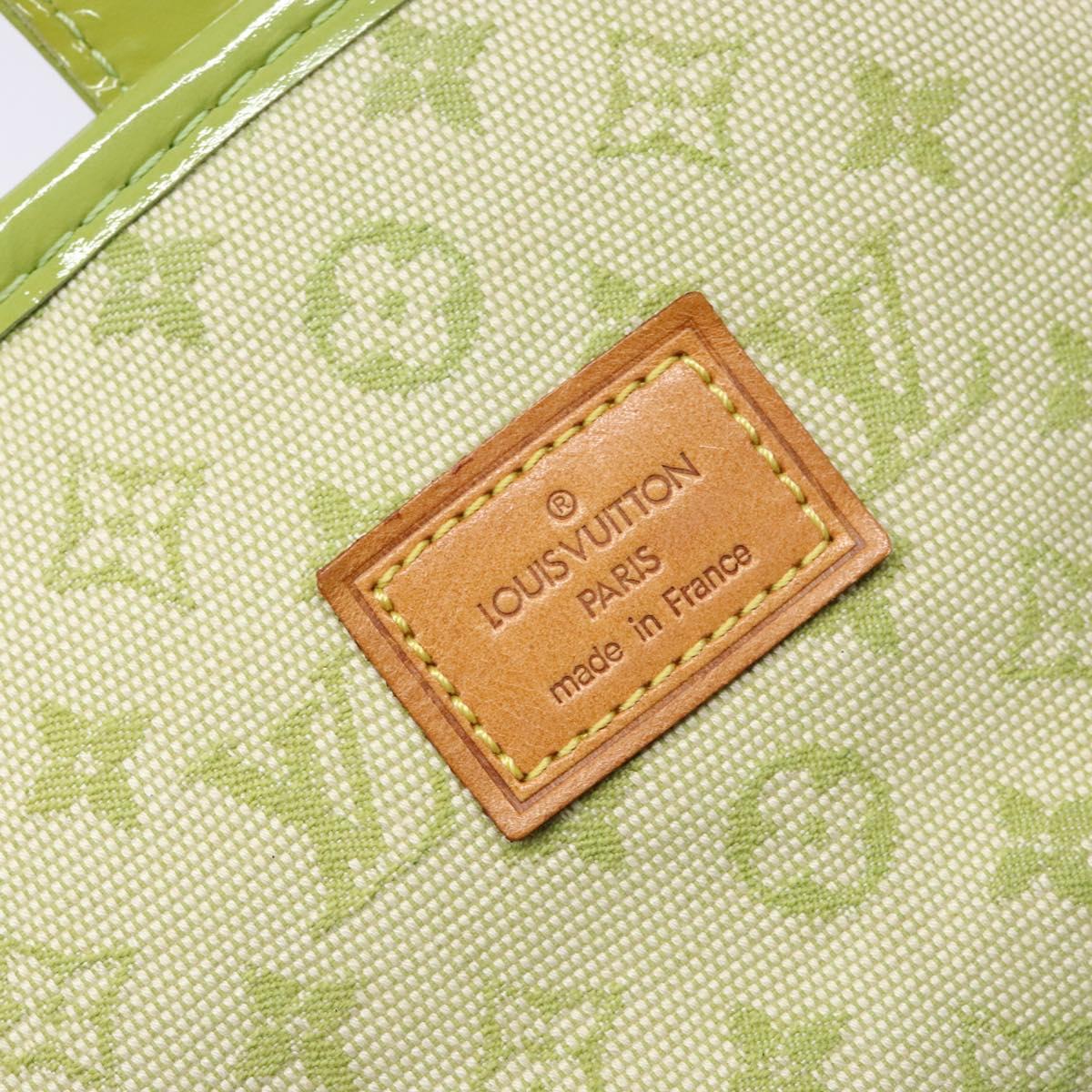 LOUIS VUITTON Monogram Mini Trousse Marie Kate Pouch Green M92935 Auth 139984V
