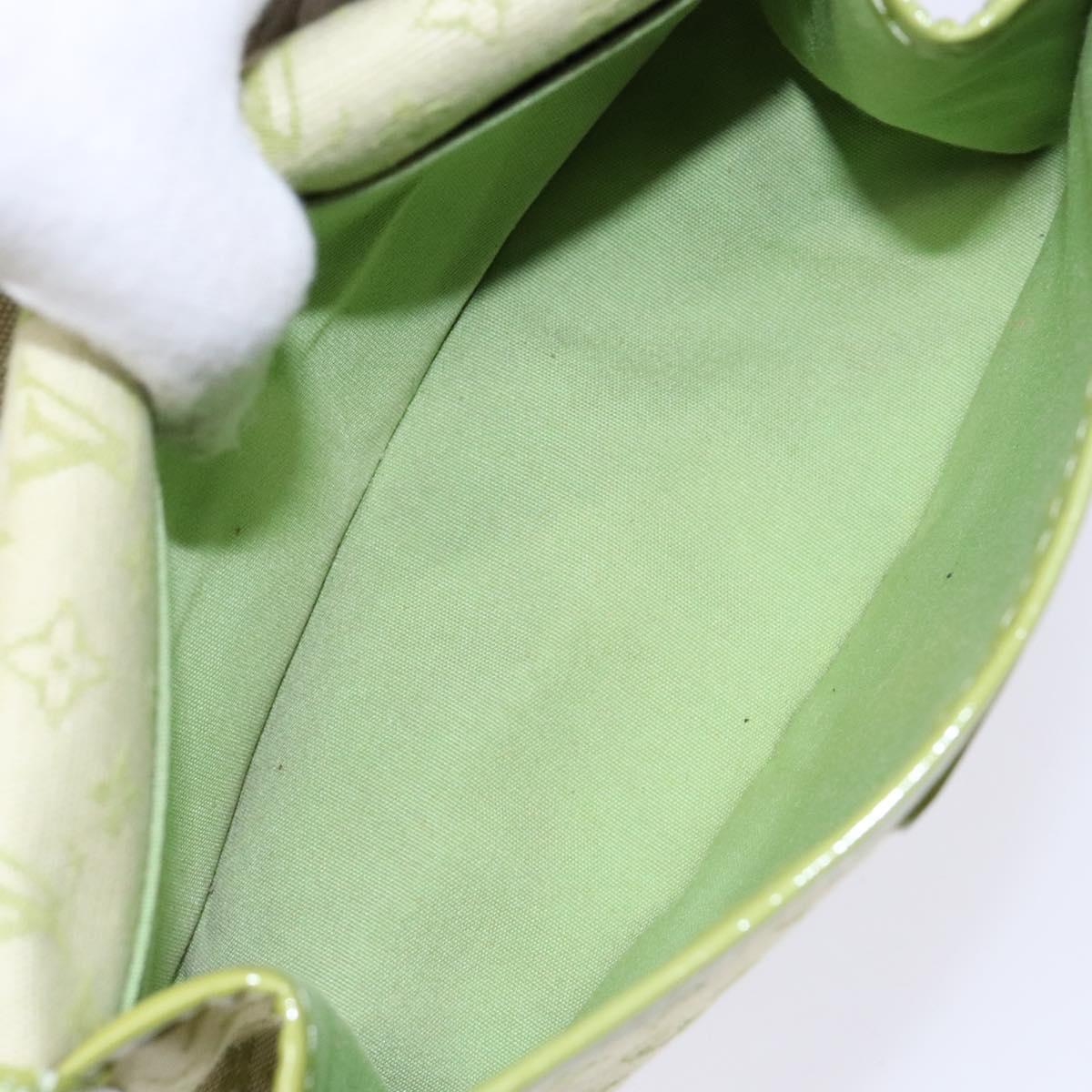 LOUIS VUITTON Monogram Mini Trousse Marie Kate Pouch Green M92935 Auth 139984V