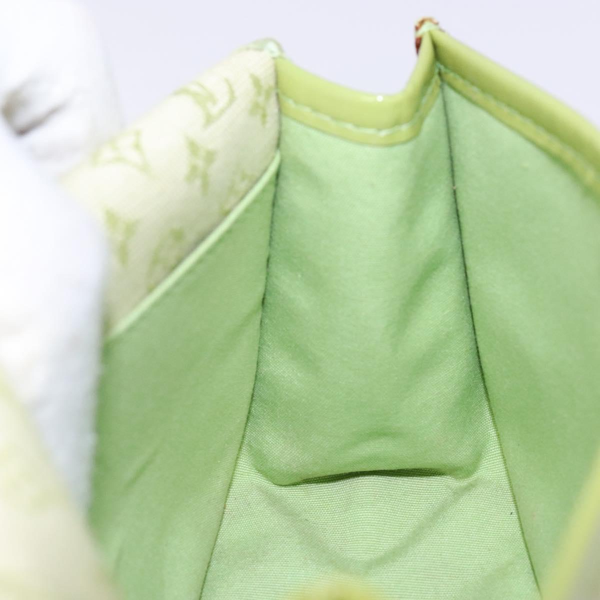 LOUIS VUITTON Monogram Mini Trousse Marie Kate Pouch Green M92935 Auth 139984V