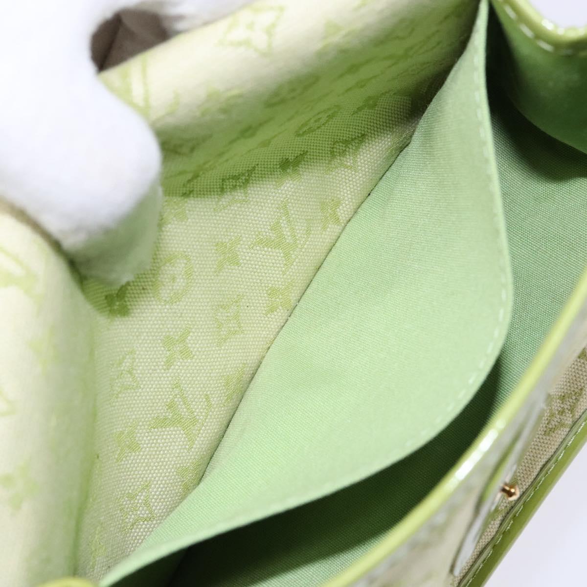 LOUIS VUITTON Monogram Mini Trousse Marie Kate Pouch Green M92935 Auth 139984V