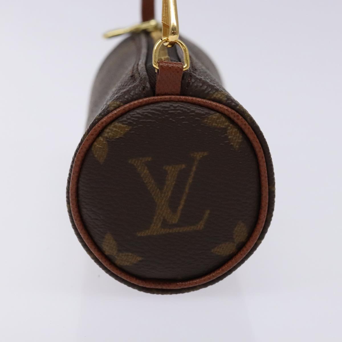 LOUIS VUITTON Monogram Papillon Pouch LV Auth 139992