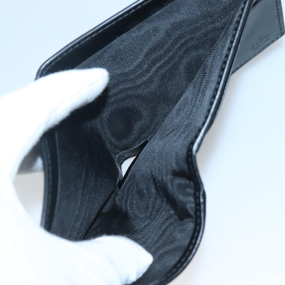 GUCCI Compact wallet Wallet Leather Black 597674 Auth 139999M