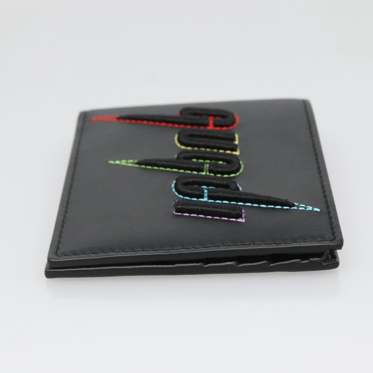 GUCCI Compact wallet Wallet Leather Black 597674 Auth 139999M