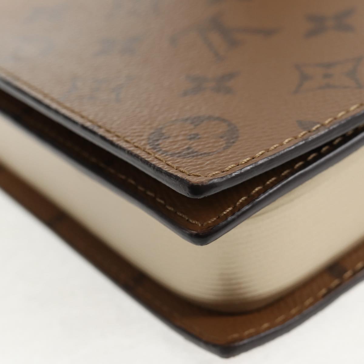 LOUIS VUITTON Monogram Reverse Book Wallet On Chain Bag M81830 LV Auth 140001SAM