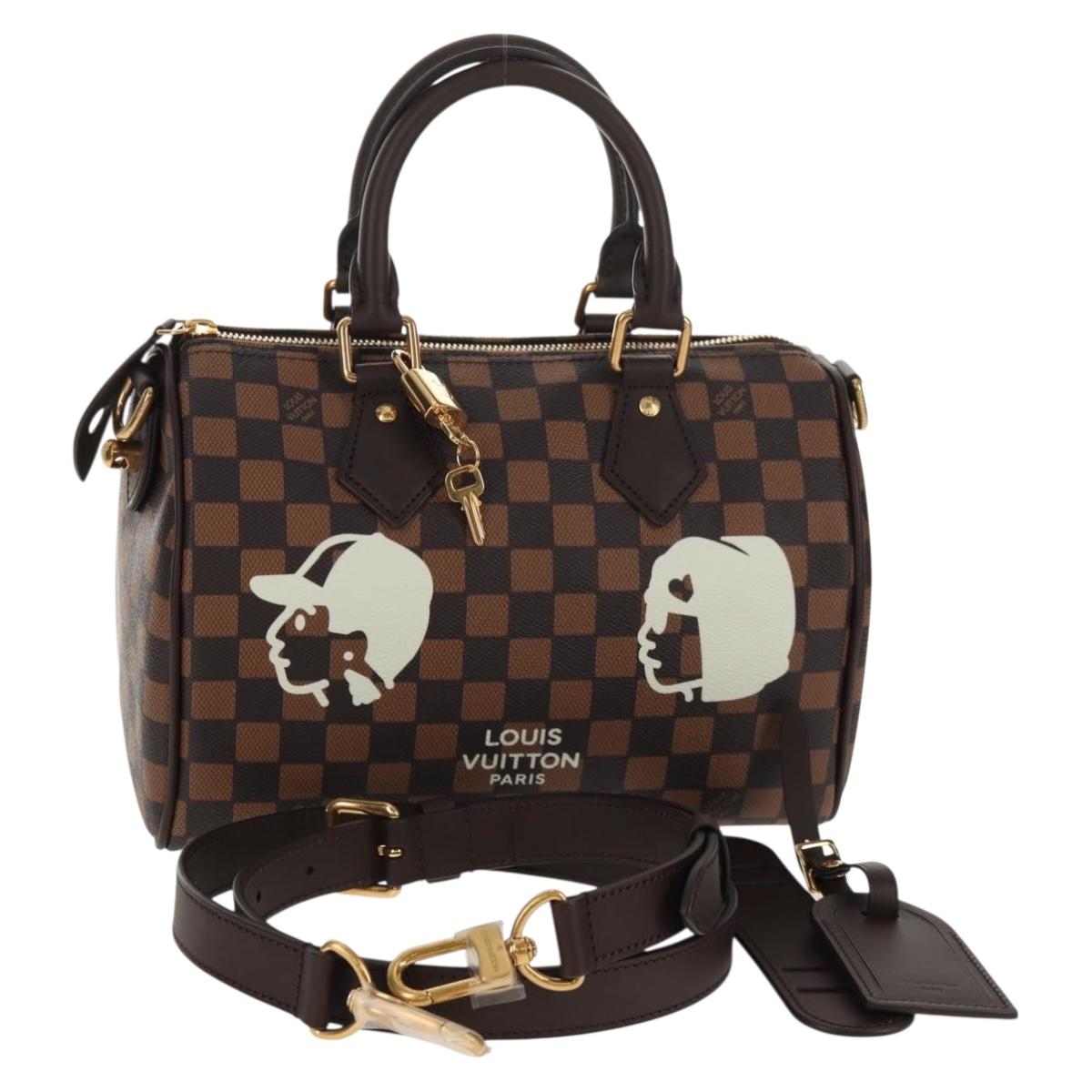 LOUIS VUITTON Damier Friendship Speedy Bandouliere 25 Bag N40772 Auth 140003SM