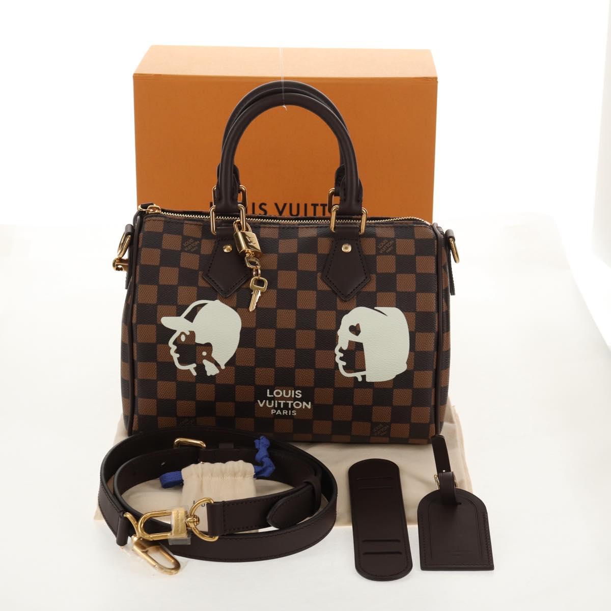LOUIS VUITTON Damier Friendship Speedy Bandouliere 25 Bag N40772 Auth 140003SM