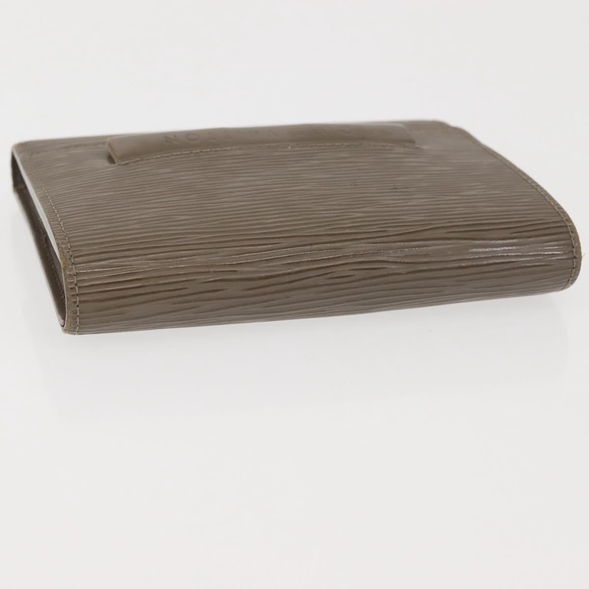 LOUIS VUITTON Epi Taiga Wallet 2Set Gray Ardoise LV Auth 140006