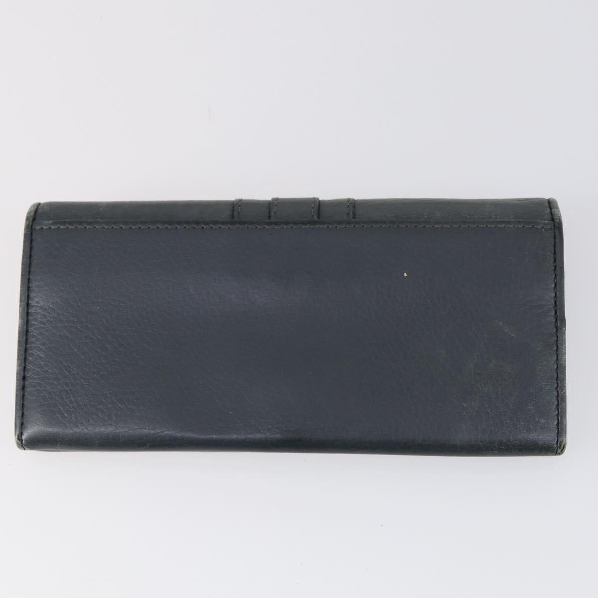 GUCCI Micro GG Canvas GG Canvas Wallet Leather 4Set Pink Black Auth 140007