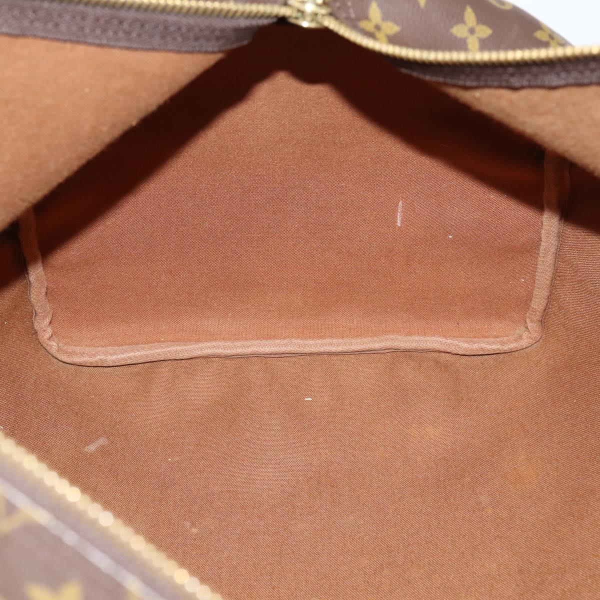 LOUIS VUITTON Monogram Keepall 55 Boston Bag M41424 LV Auth 140023