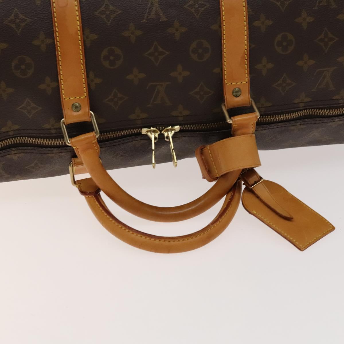 LOUIS VUITTON Monogram Keepall 60 Boston Bag M41422 LV Auth 140024