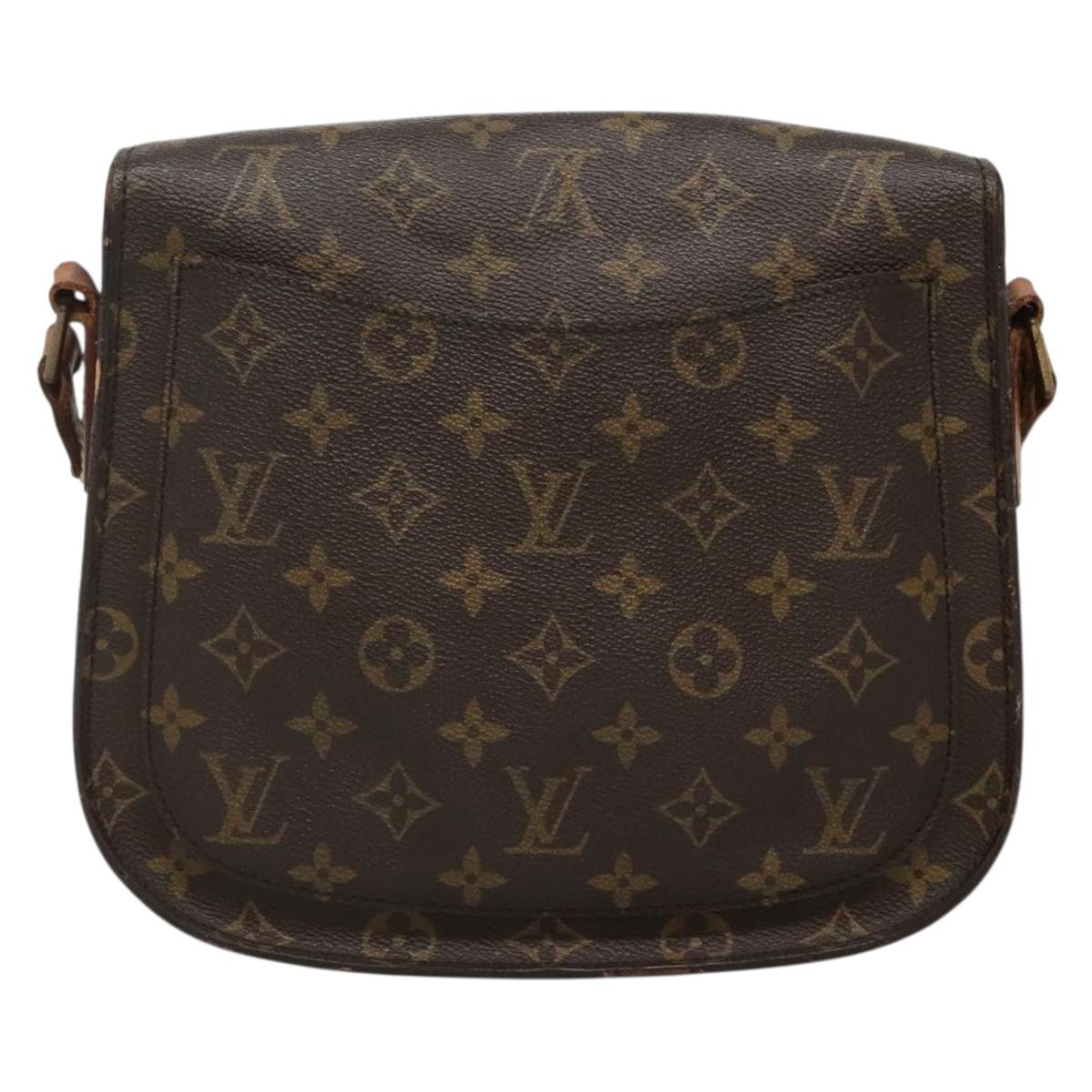 LOUIS VUITTON Monogram Saint Cloud GM Shoulder Bag M51242 LV Auth 140025