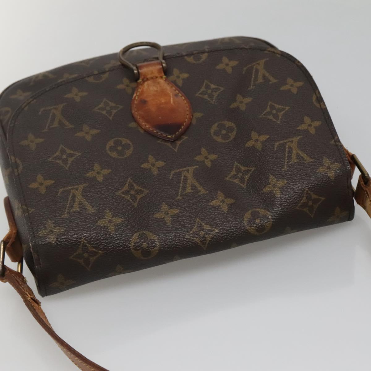 LOUIS VUITTON Monogram Saint Cloud GM Shoulder Bag M51242 LV Auth 140025