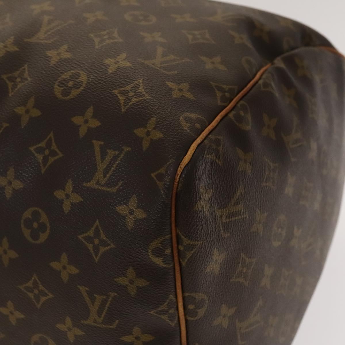 LOUIS VUITTON Monogram Keepall 55 Boston Bag M41424 LV Auth 140028