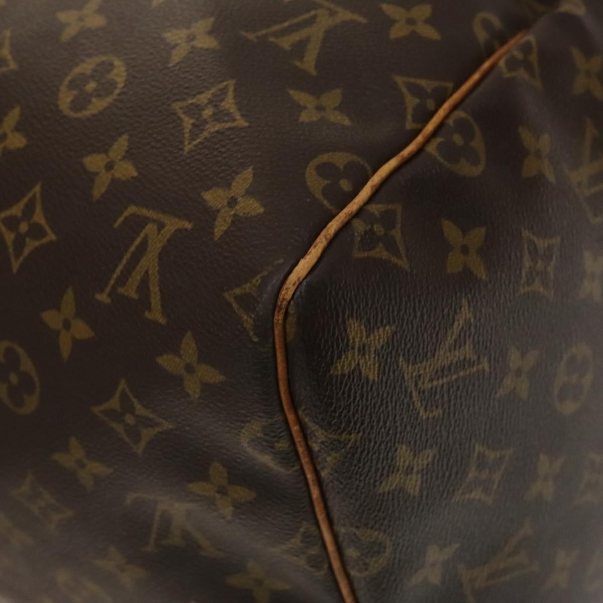 LOUIS VUITTON Monogram Keepall 55 Boston Bag M41424 LV Auth 140028