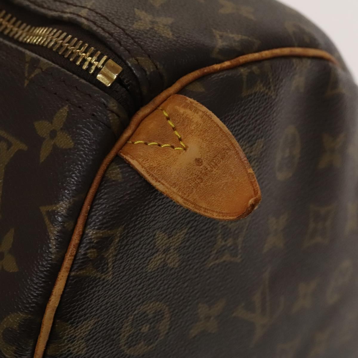 LOUIS VUITTON Monogram Keepall 55 Boston Bag M41424 LV Auth 140028