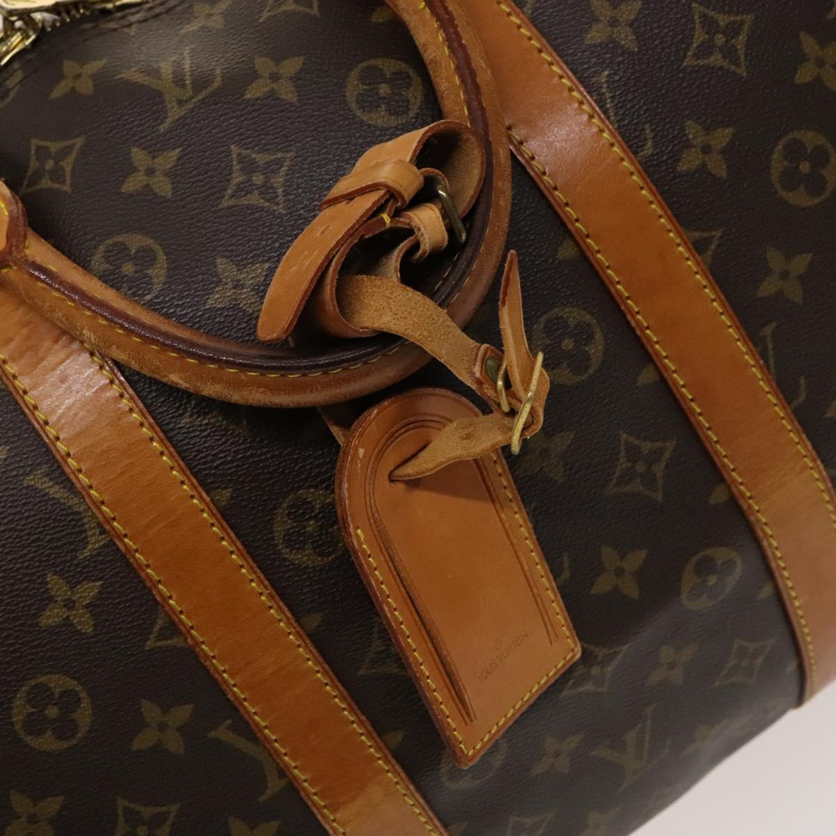LOUIS VUITTON Monogram Keepall 55 Boston Bag M41424 LV Auth 140028
