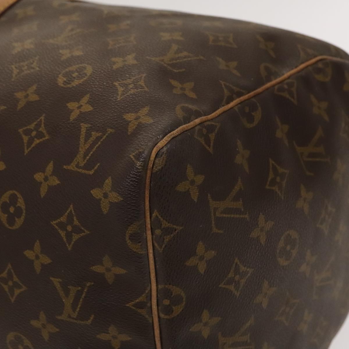 LOUIS VUITTON Monogram Keepall 55 Boston Bag M41424 LV Auth 140029