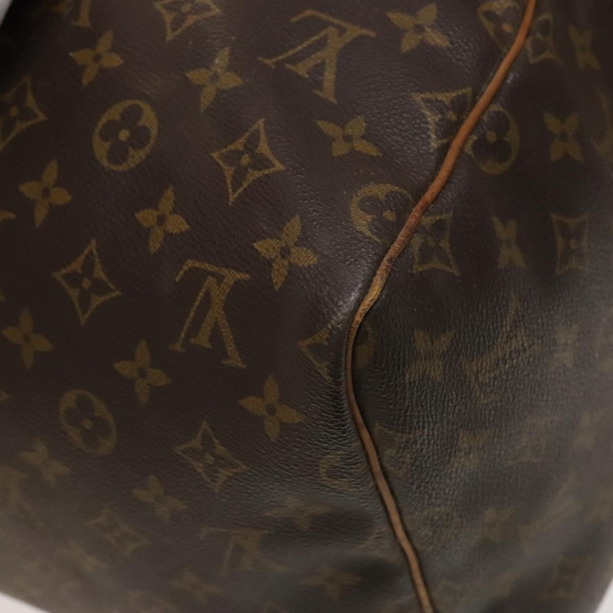 LOUIS VUITTON Monogram Keepall 55 Boston Bag M41424 LV Auth 140029