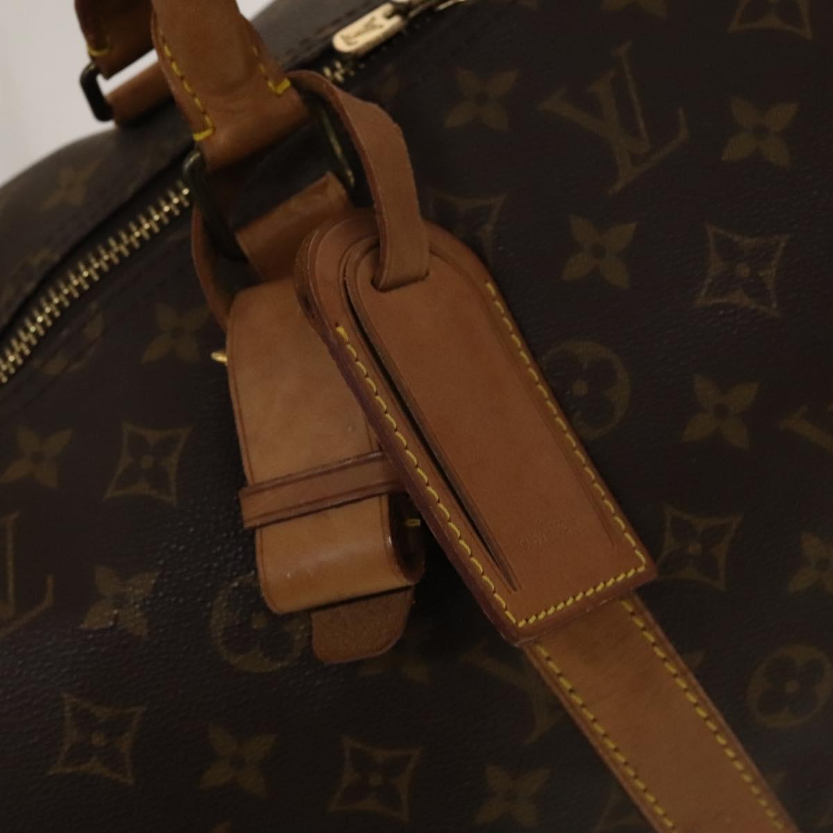 LOUIS VUITTON Monogram Keepall 55 Boston Bag M41424 LV Auth 140029