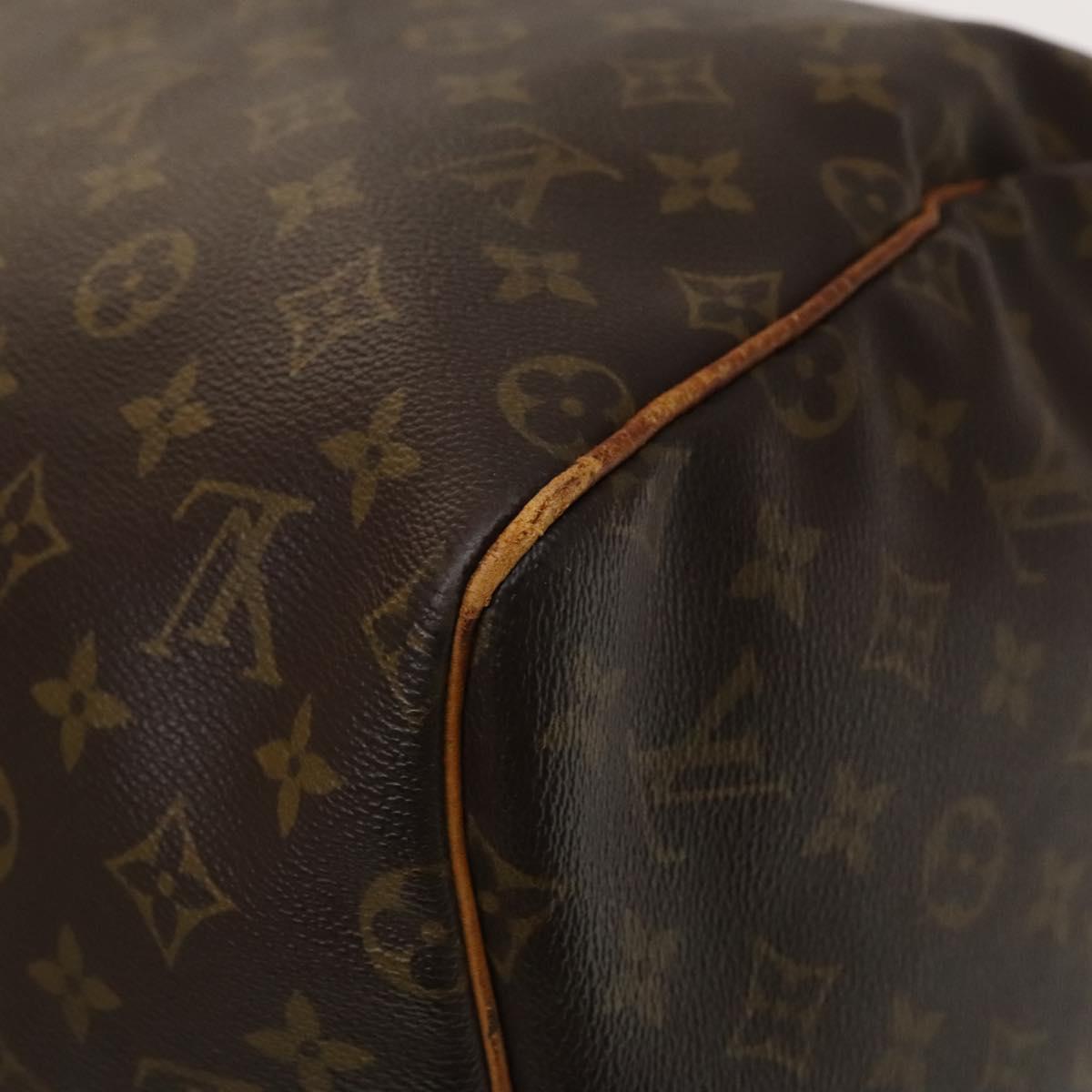 LOUIS VUITTON Monogram Keepall 55 Boston Bag M41424 LV Auth 140030