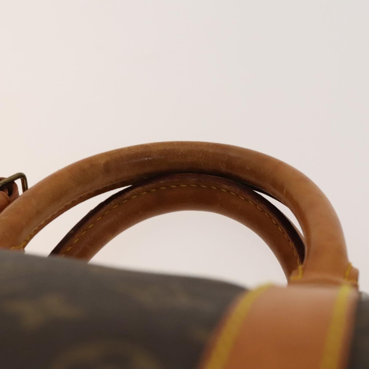 LOUIS VUITTON Monogram Keepall 55 Boston Bag M41424 LV Auth 140037