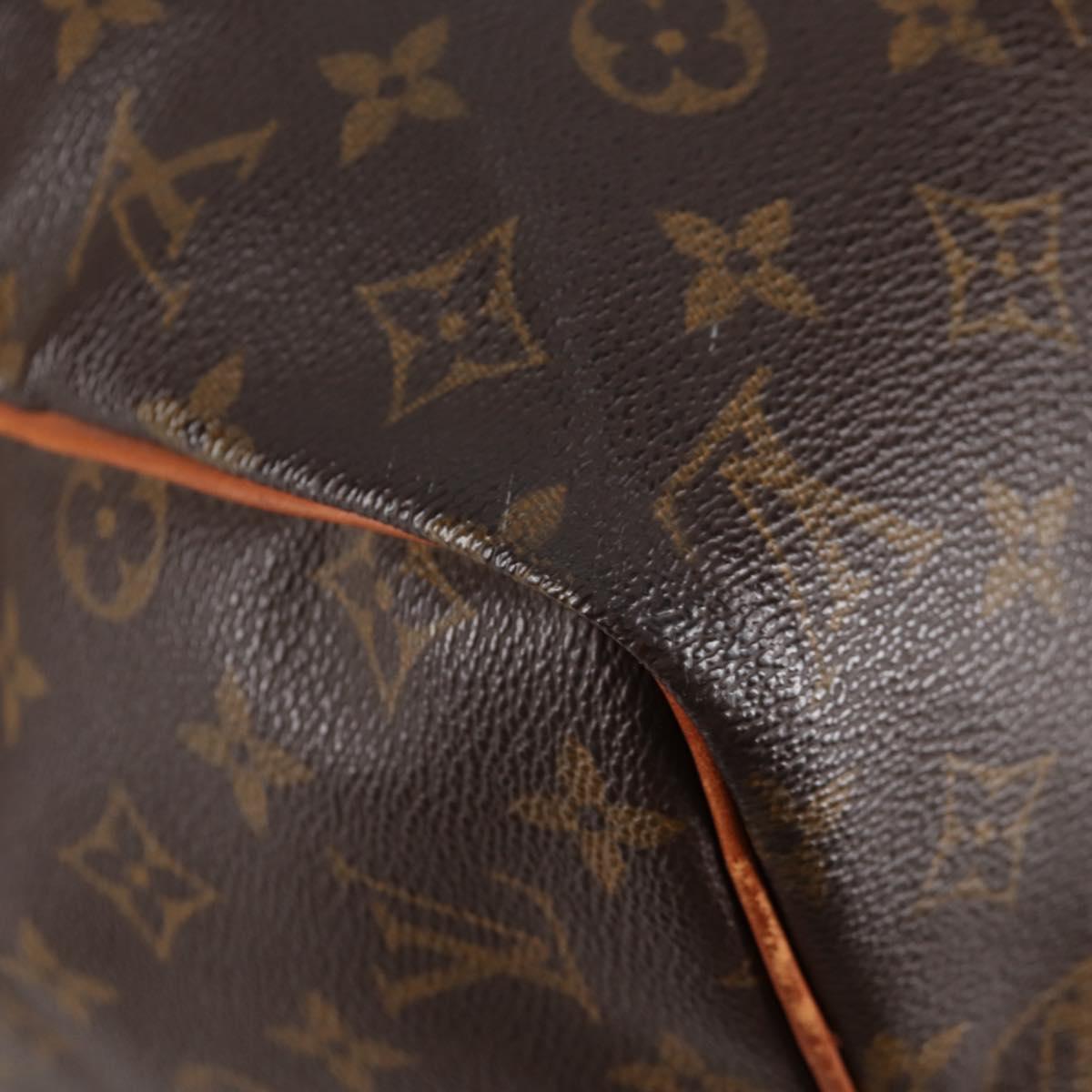 LOUIS VUITTON Monogram Sac Souple 35 Boston Bag M41626 LV Auth 140038