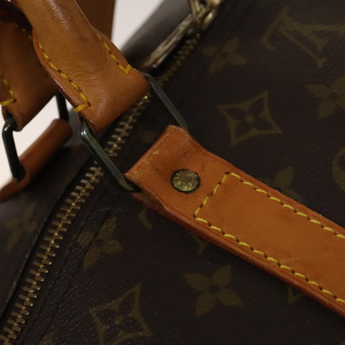 LOUIS VUITTON Monogram Keepall 60 Boston Bag M41422 LV Auth 140040