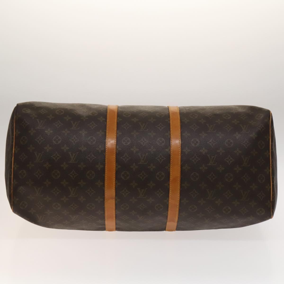 LOUIS VUITTON Monogram Keepall 60 Boston Bag M41422 LV Auth 140040