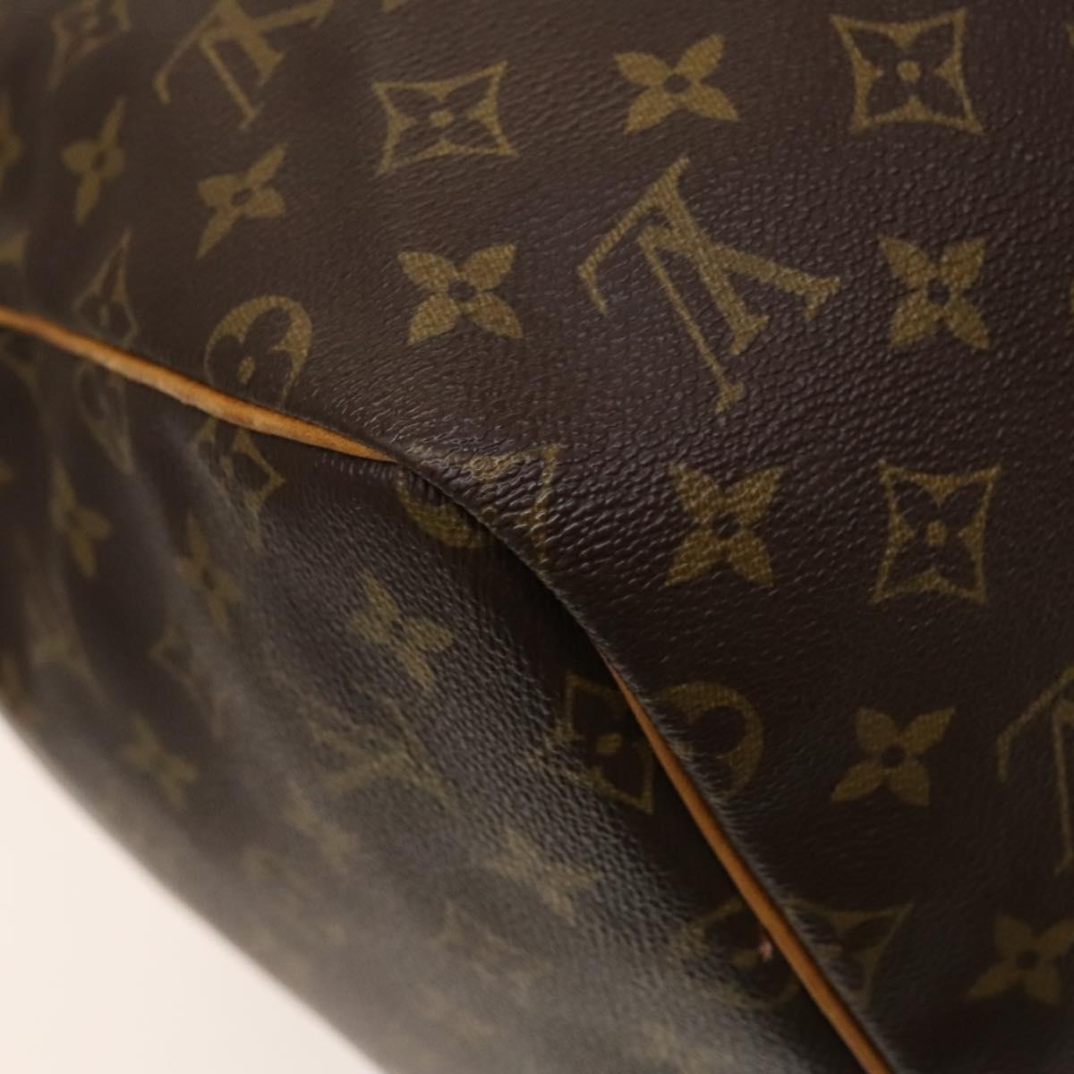 LOUIS VUITTON Monogram Keepall 55 Boston Bag M41424 LV Auth 140041