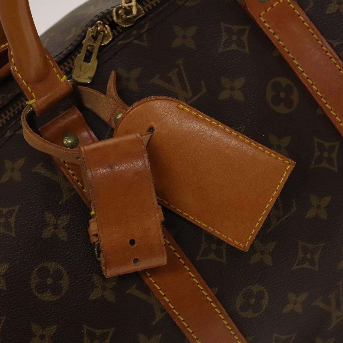 LOUIS VUITTON Monogram Keepall 55 Boston Bag M41424 LV Auth 140041