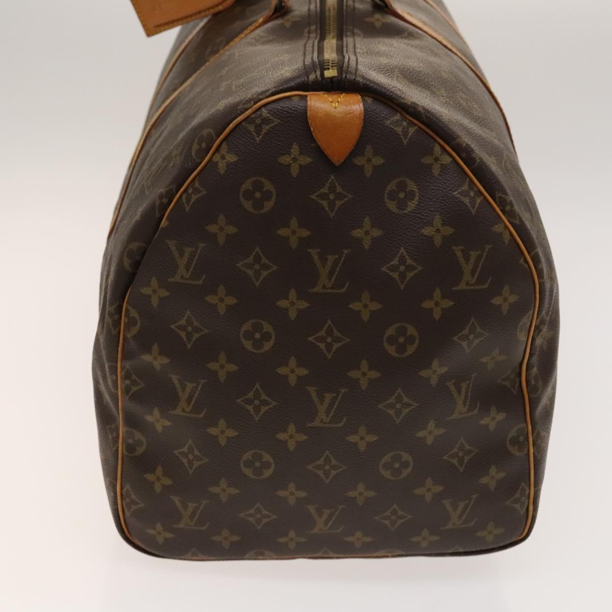 LOUIS VUITTON Monogram Keepall 55 Boston Bag M41424 LV Auth 140041
