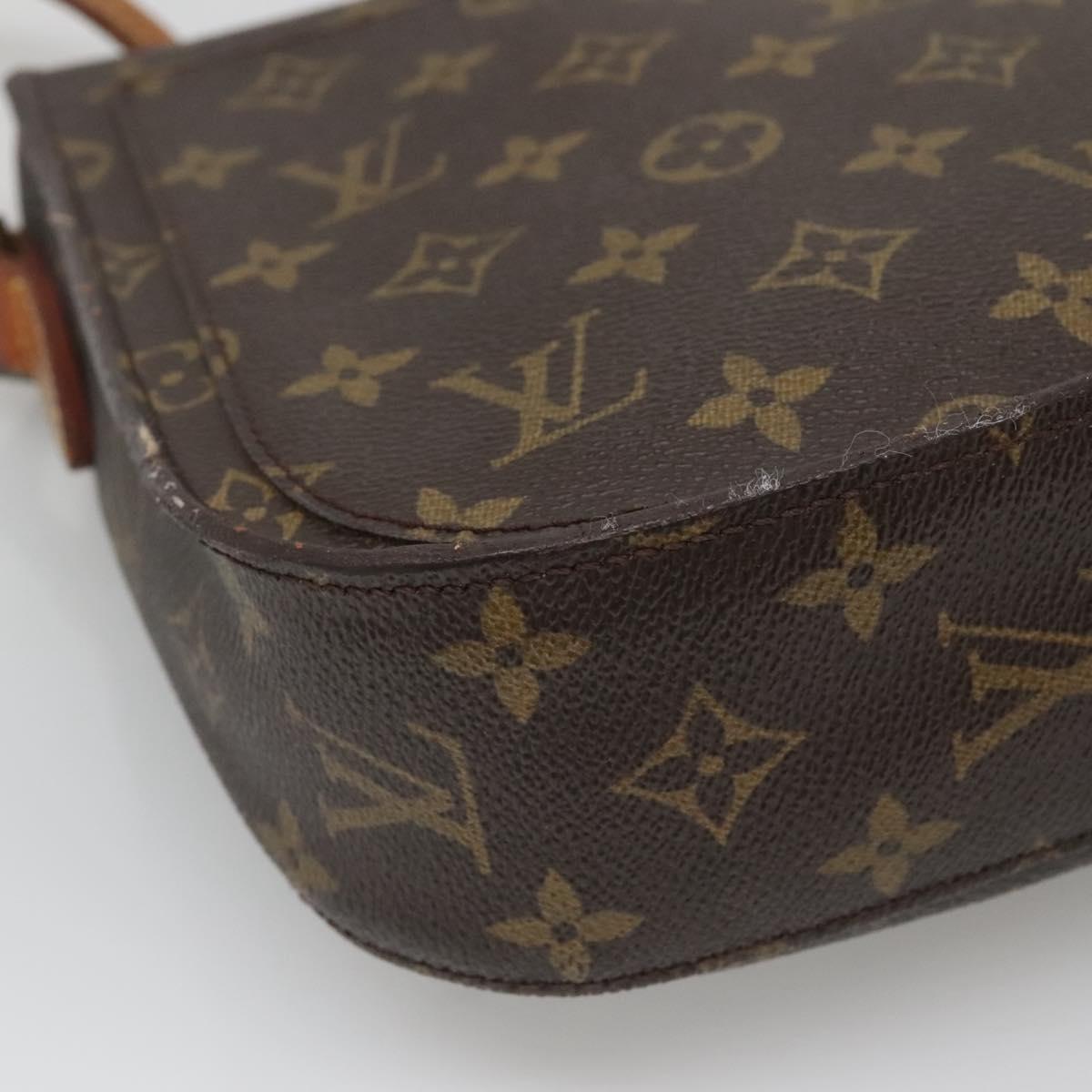 LOUIS VUITTON Monogram Saint Cloud GM Shoulder Bag M51242 LV Auth 140046
