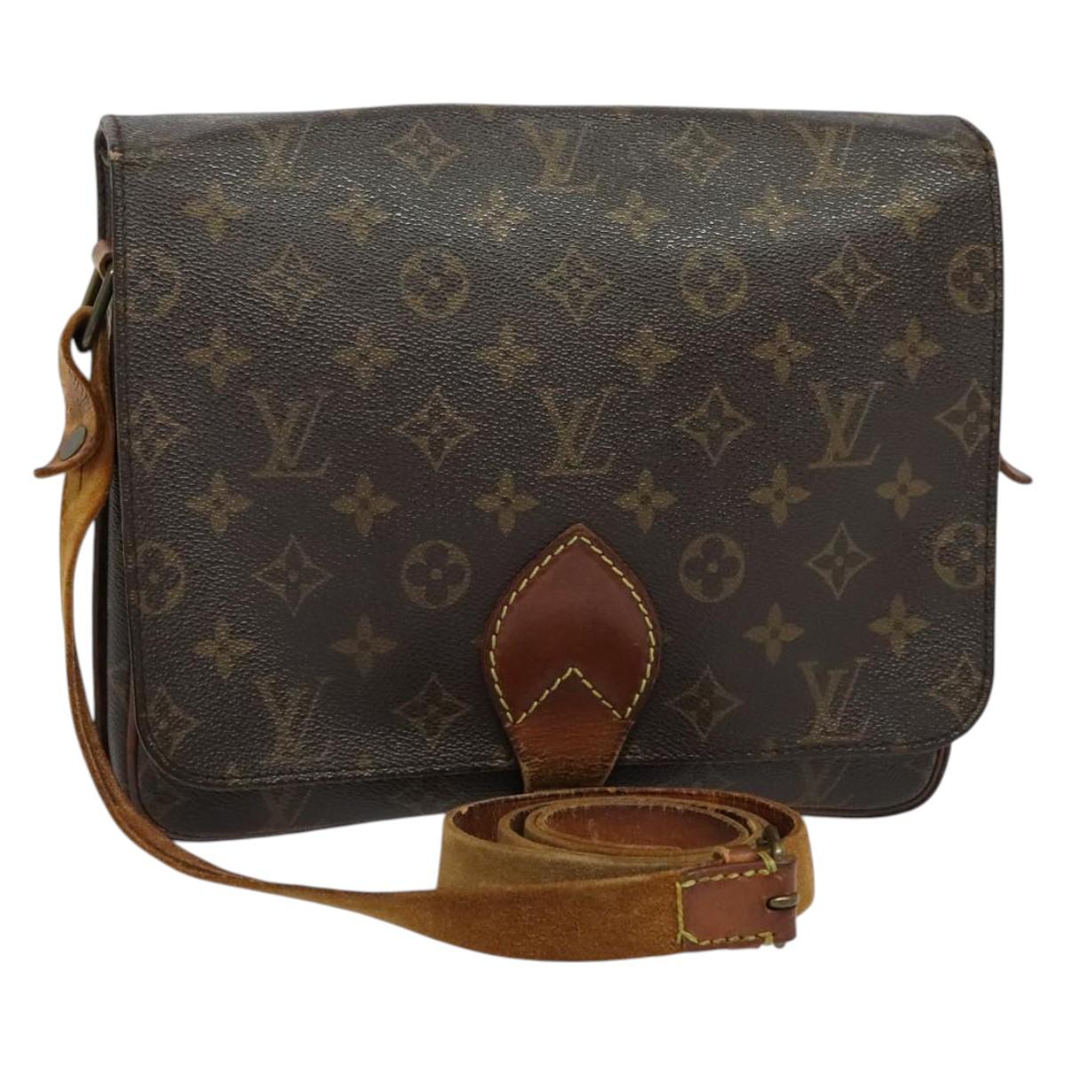 LOUIS VUITTON Monogram Cartouchiere GM Shoulder Bag M51252 LV Auth 140048