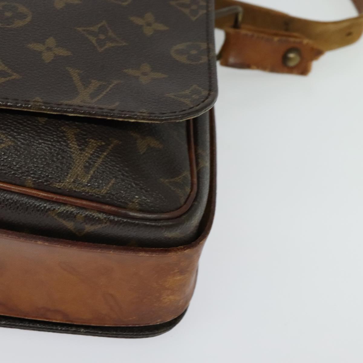 LOUIS VUITTON Monogram Cartouchiere GM Shoulder Bag M51252 LV Auth 140048