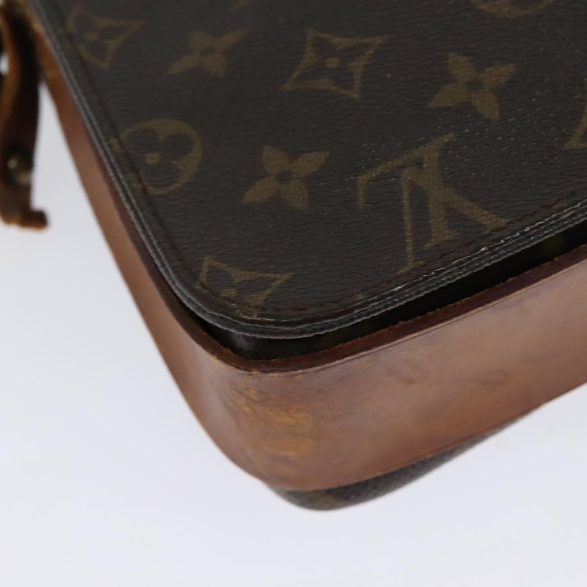 LOUIS VUITTON Monogram Cartouchiere GM Shoulder Bag M51252 LV Auth 140048