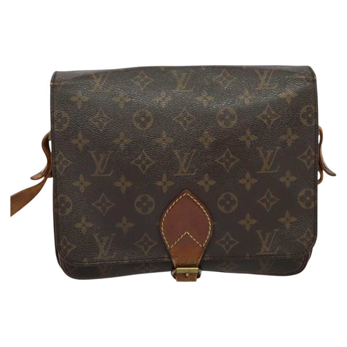 LOUIS VUITTON Monogram Cartouchiere GM Shoulder Bag M51252 LV Auth 140048