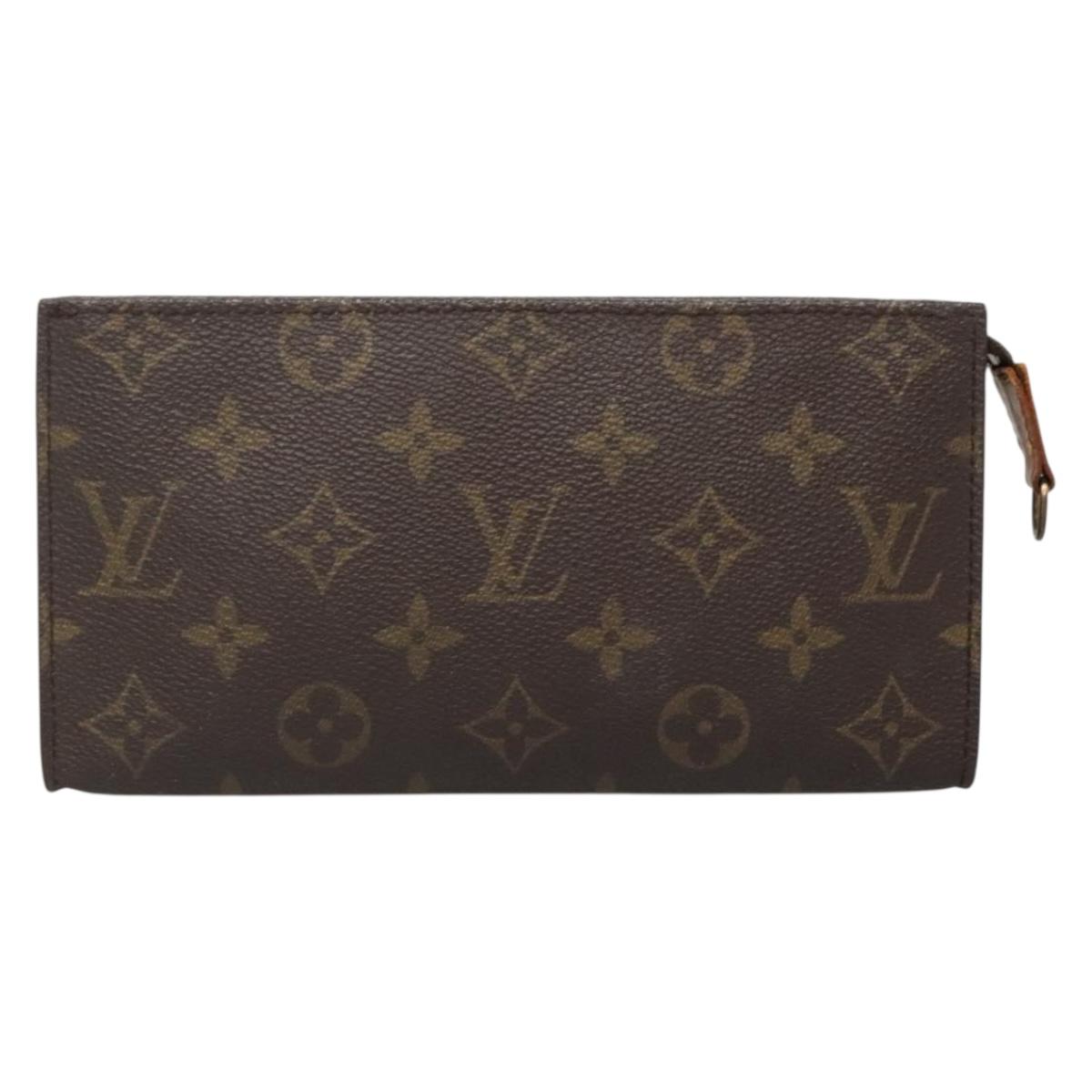 LOUIS VUITTON Monogram Bucket GM Accessory Pouch LV Auth 140050
