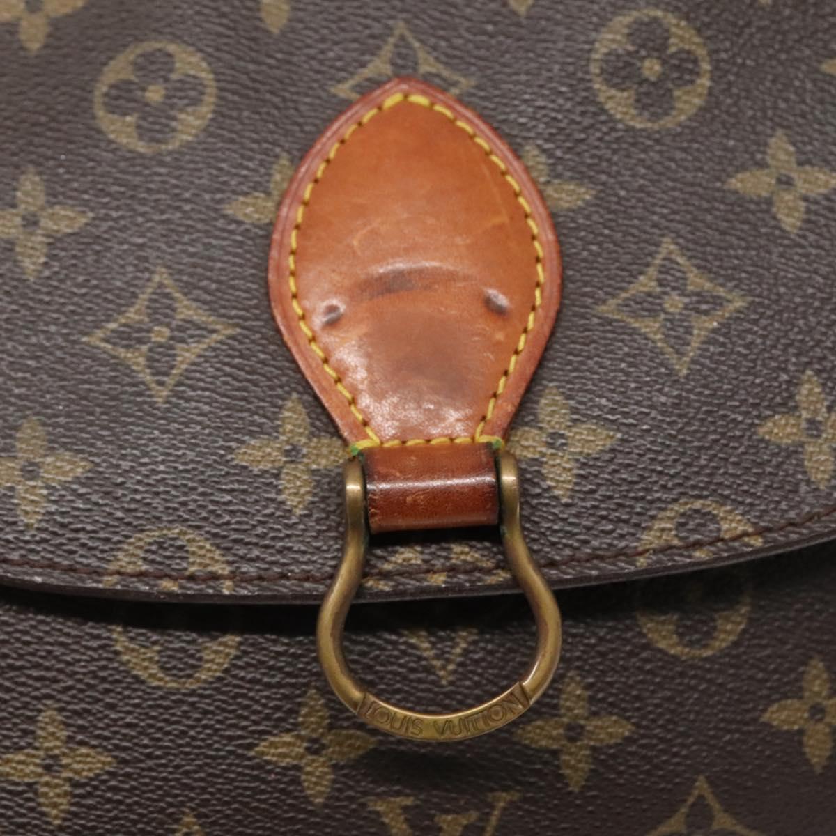 LOUIS VUITTON Monogram Saint Cloud GM Shoulder Bag M51242 LV Auth 140052