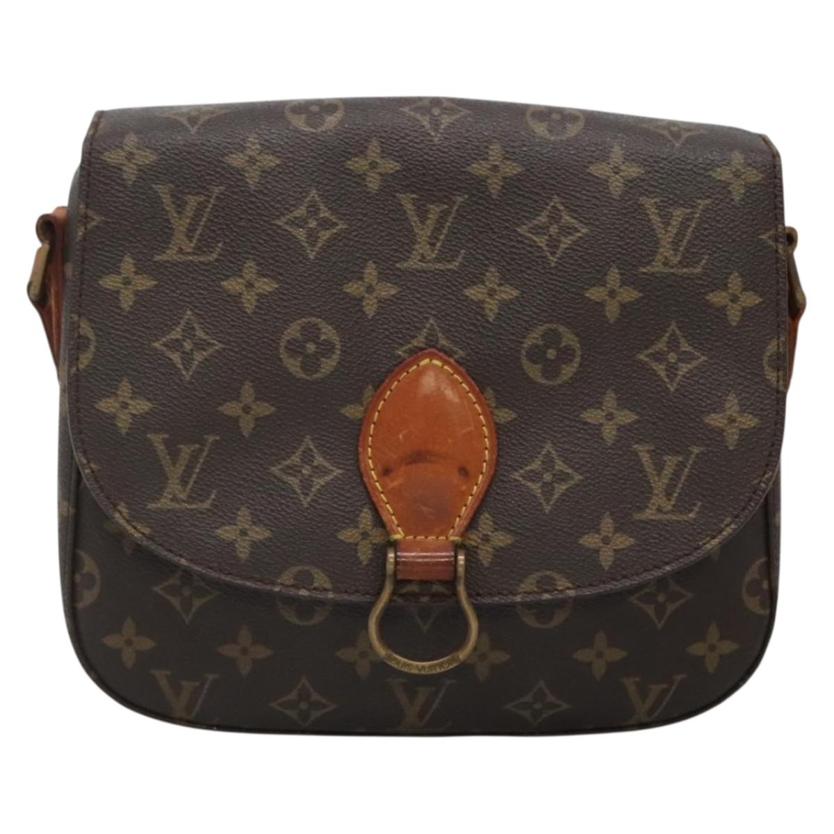 LOUIS VUITTON Monogram Saint Cloud GM Shoulder Bag M51242 LV Auth 140052