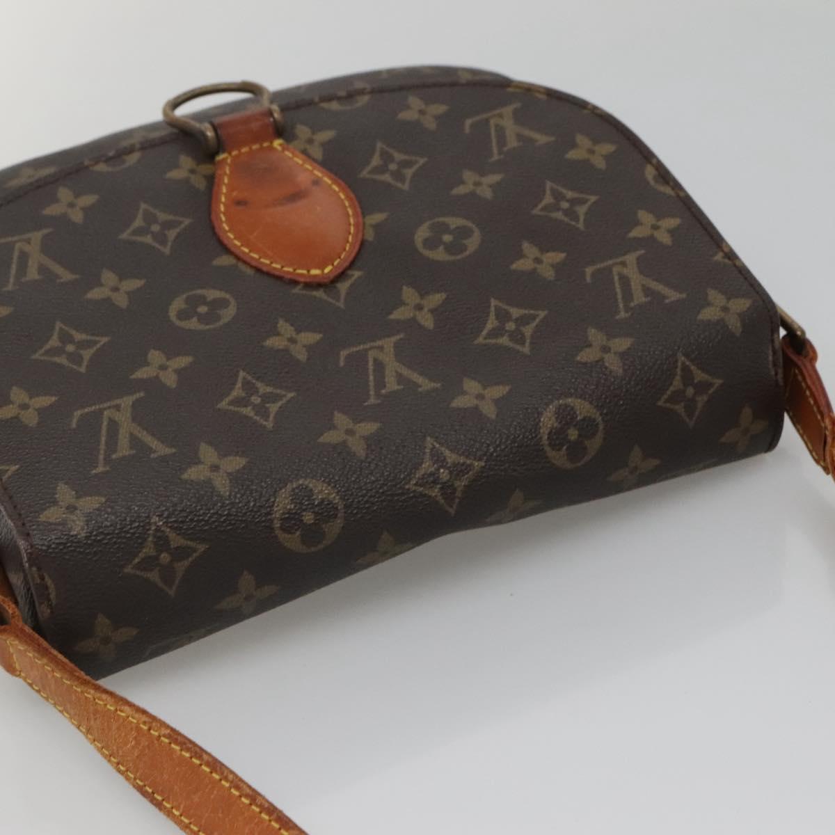 LOUIS VUITTON Monogram Saint Cloud GM Shoulder Bag M51242 LV Auth 140052