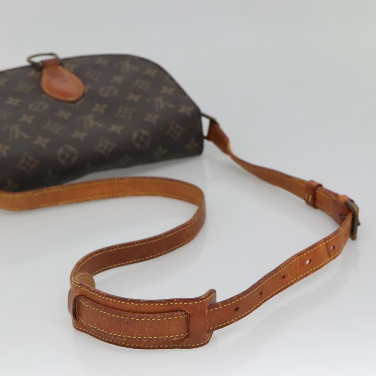 LOUIS VUITTON Monogram Saint Cloud GM Shoulder Bag M51242 LV Auth 140052