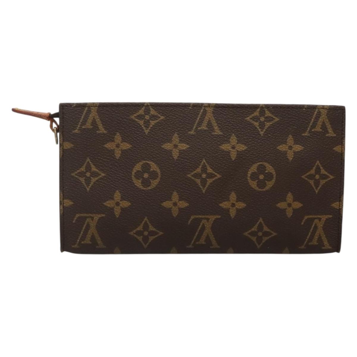 LOUIS VUITTON Monogram Bucket GM Accessory Pouch Vintage LV Auth 140056