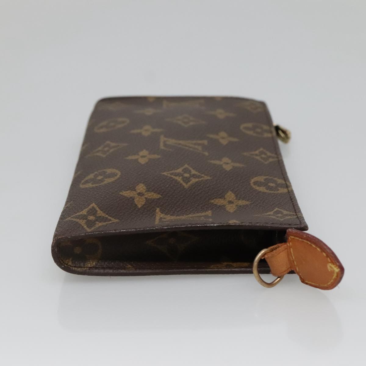 LOUIS VUITTON Monogram Bucket GM Accessory Pouch Vintage LV Auth 140056