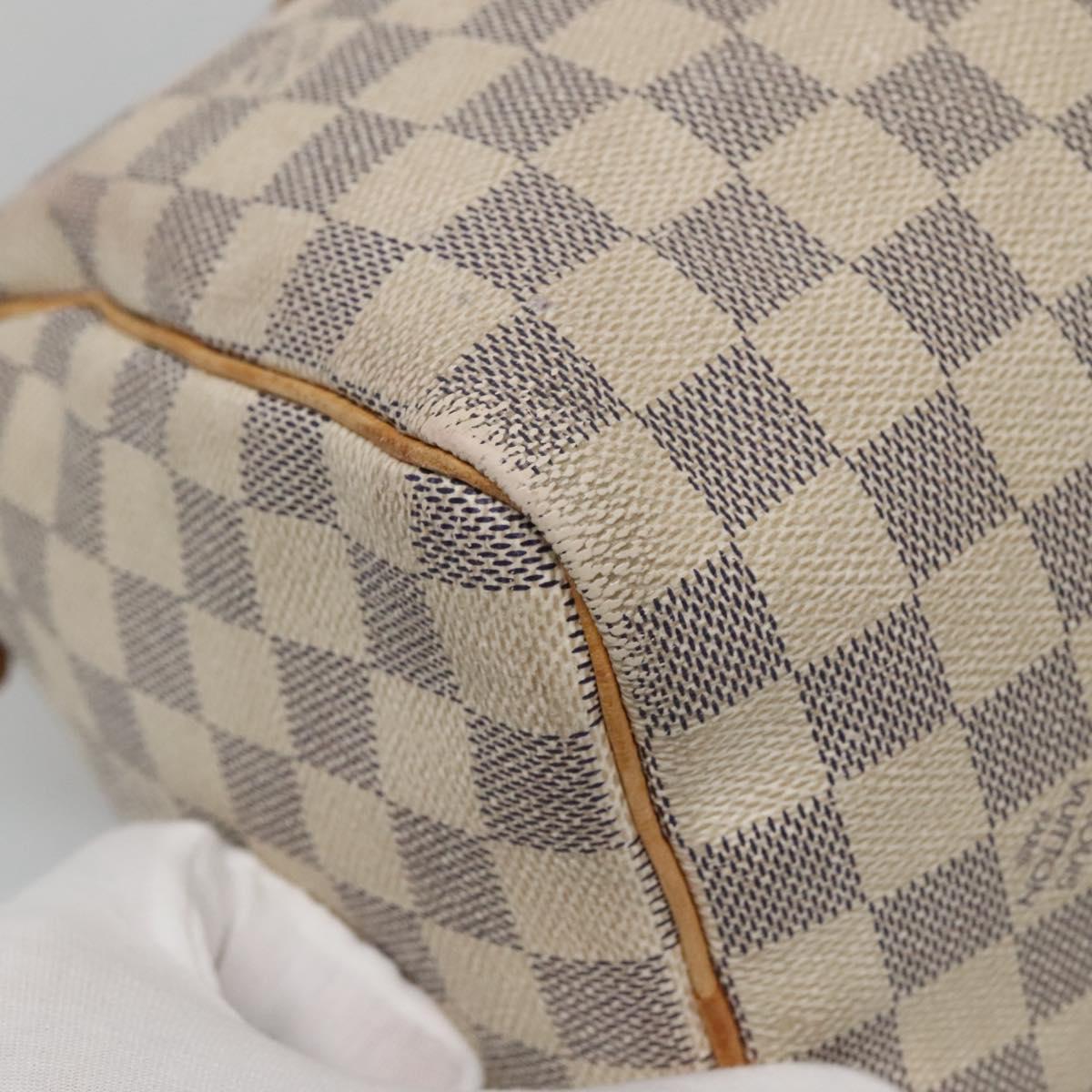 LOUIS VUITTON Damier Azur Speedy 25 Hand Bag N41534 LV Auth 140059
