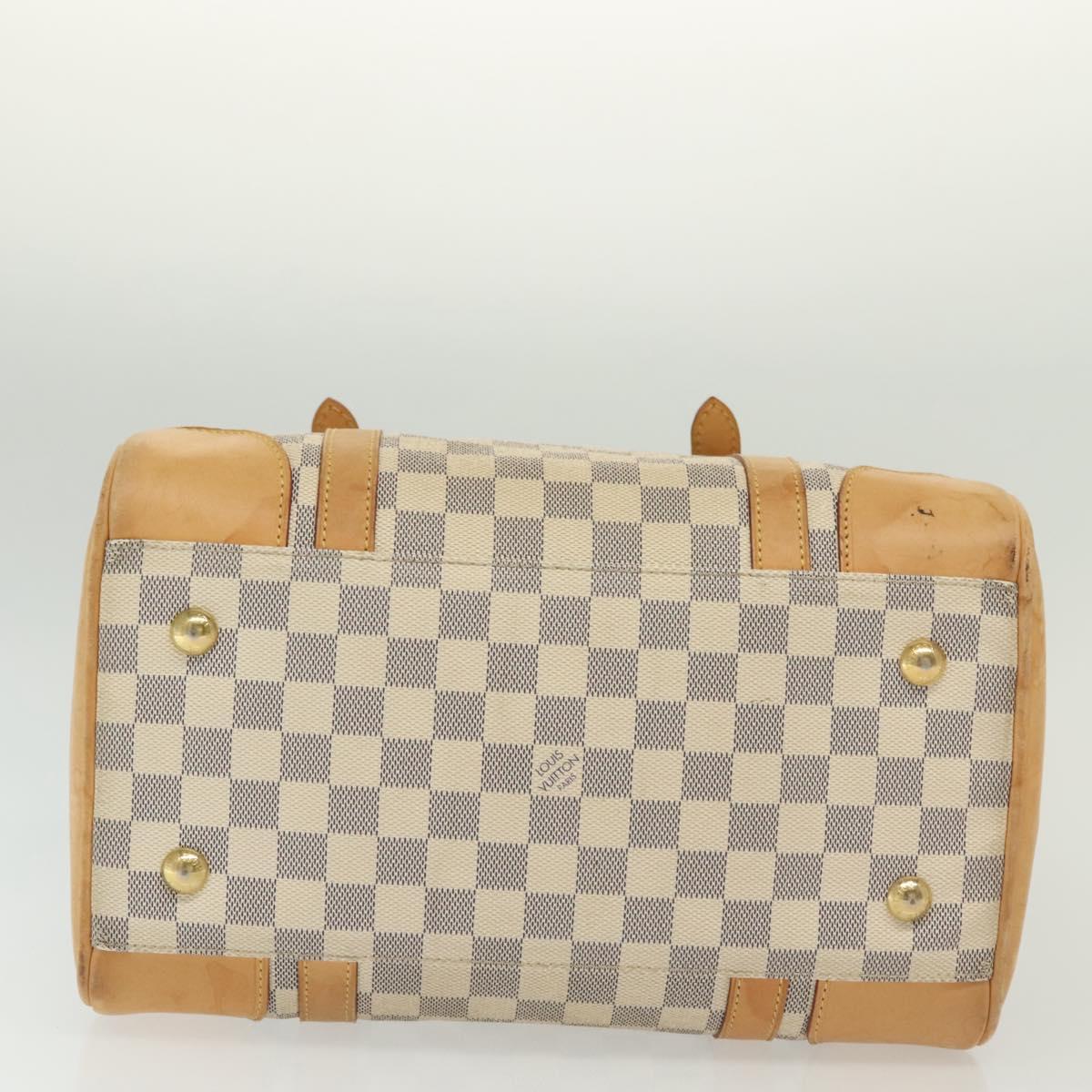 LOUIS VUITTON Damier Azur Berkeley Hand Bag N52001 LV Auth 140060